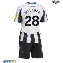 Otroški Nogometni dresi Newcastle United Joe Willock #28 Domači 2025-26 Kratek Rokav (+ Kratke hlače)